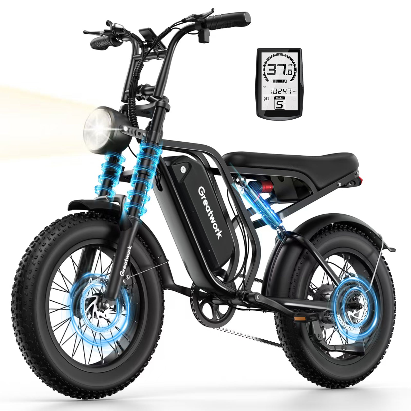 Greatwork R8 Moped Style E-Bike