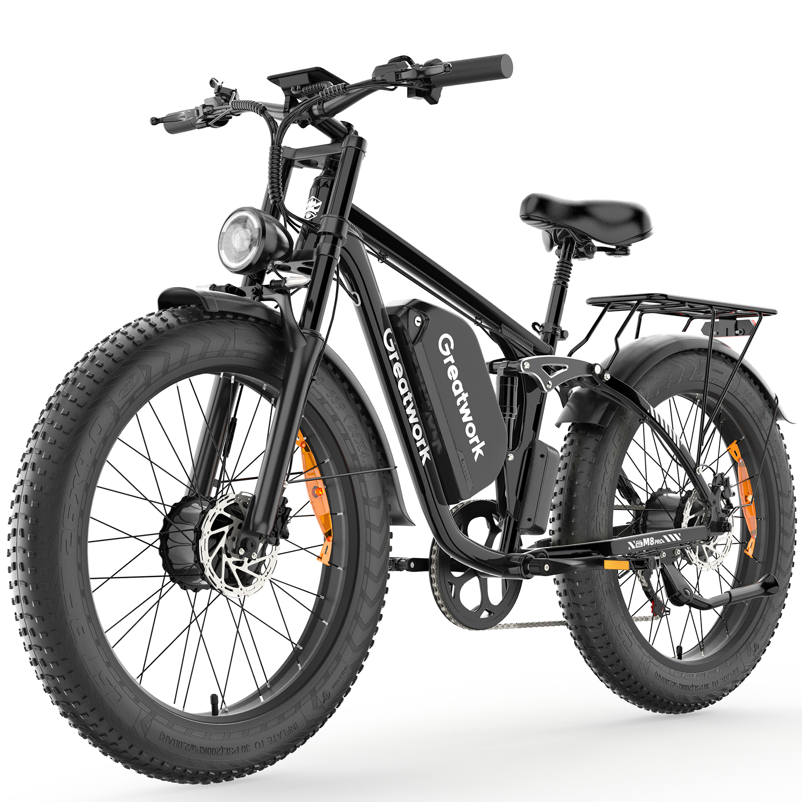 big wheel electric bicycle Greatwork M8 Pro Dual Motor E-Bike Black 77 is made to Color:Ghost Pro Perch product: compact-fishing-waist-pack-20189129 Quantum Baitcaster Reel Disassembly
