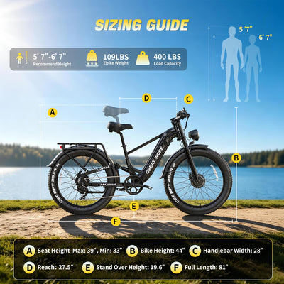 GREATWORK M9 8000W Peak Dual Motor Electric Bike | 45 MPH | 52V 30Ah