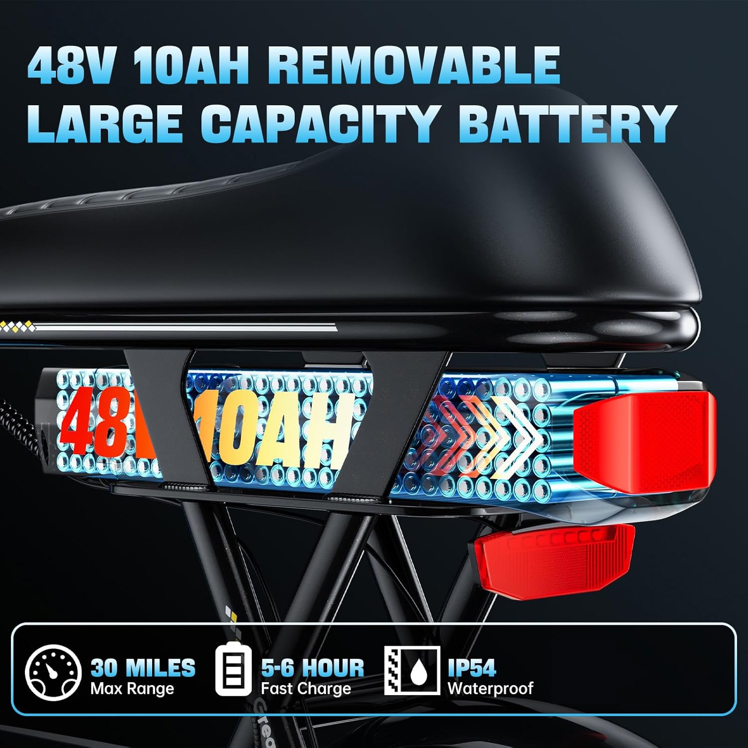 48V 10Ah/15Ah Replacement Battery for Greatwork K7 /K7 Pro E-Scooter